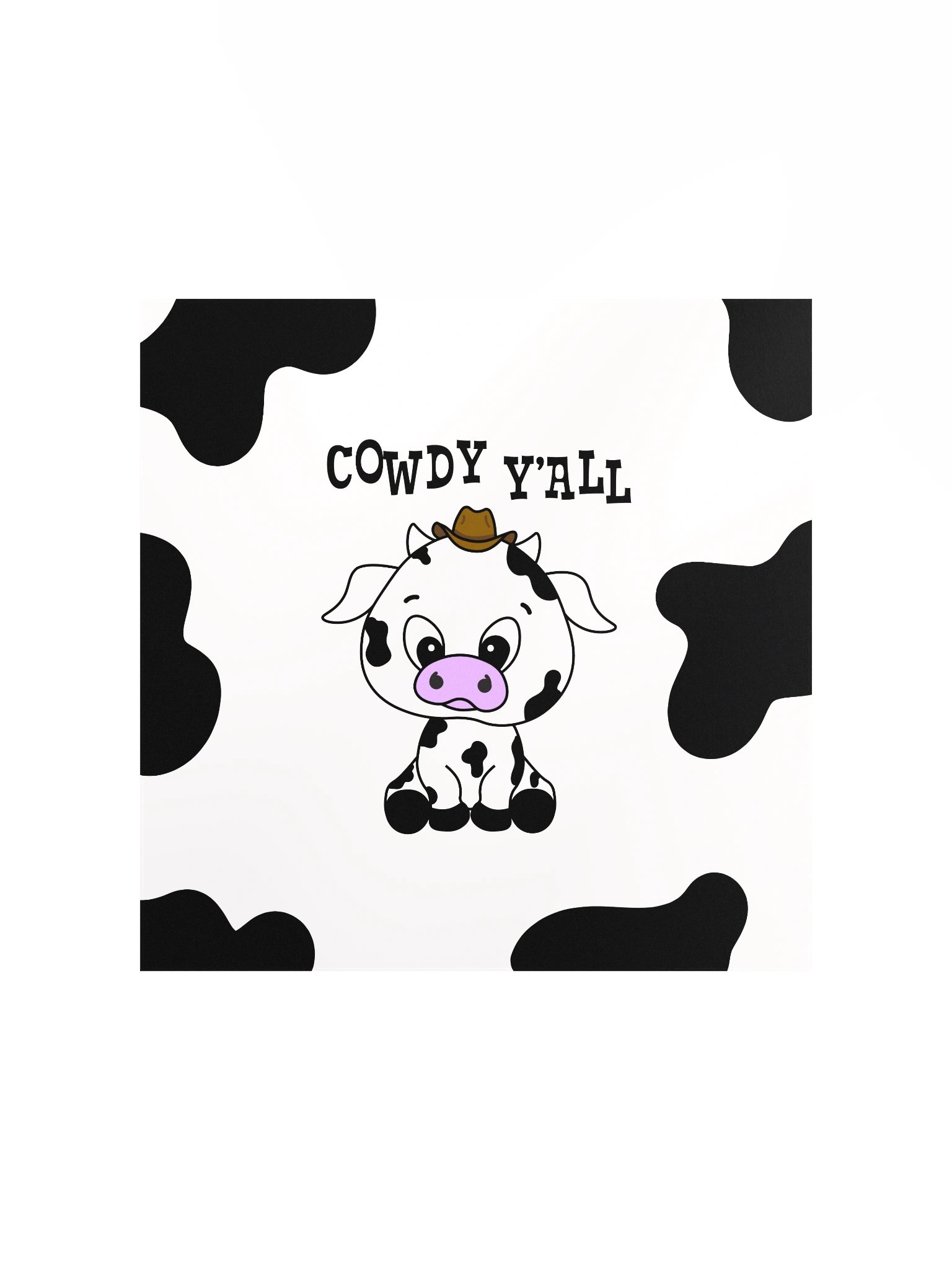 Cowdy Y'all Print | Funny Cow Print product image (1)