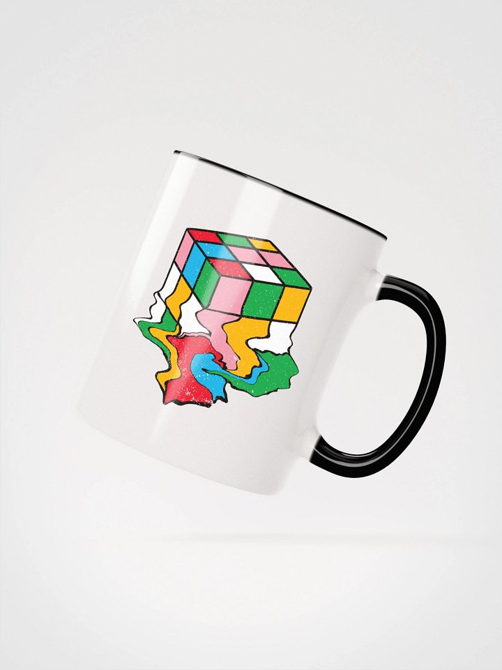 Melting Cube White Mug - Double Sided Print product image (2)