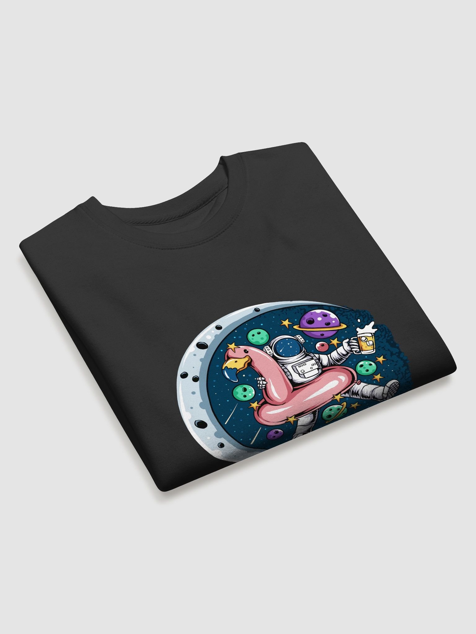 Space Explorer Lounge Sweatshirt – Chill Hard, Dream Far product image (3)