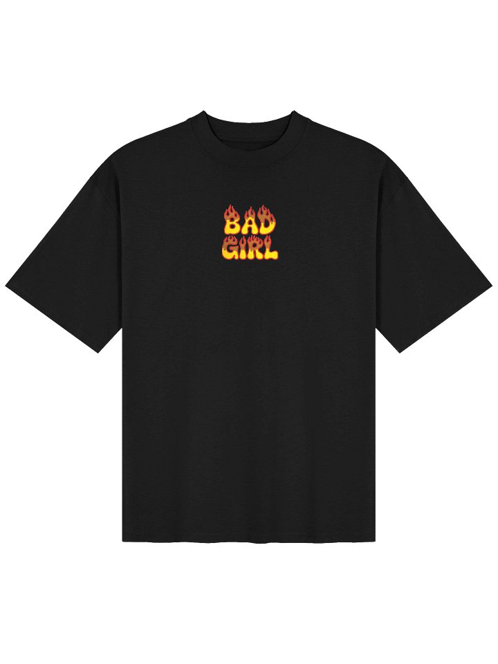 Flaming Bad Girl Organic T-Shirt product image (1)