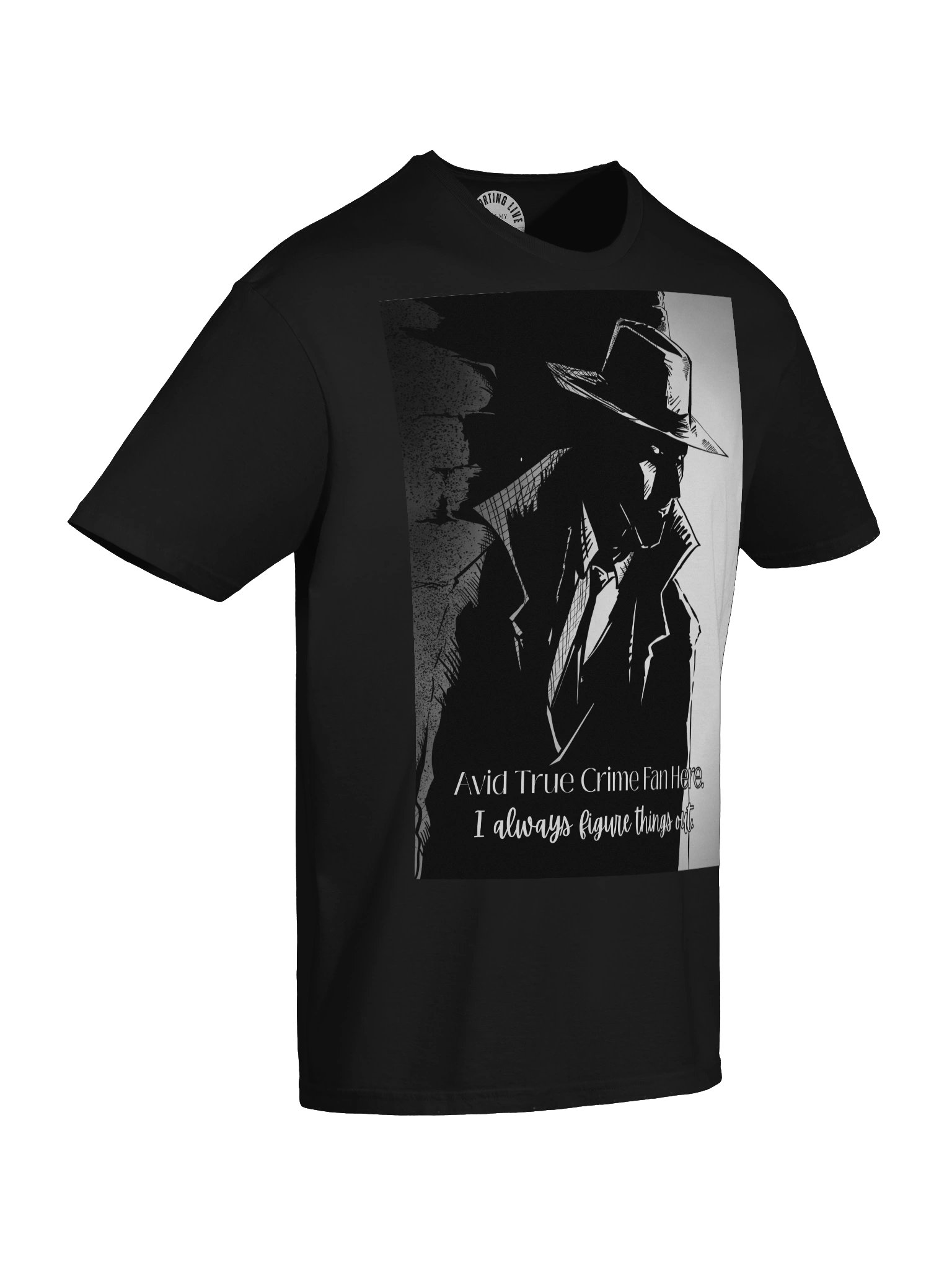 True Crime Fan Noir Detective Tee product image (11)