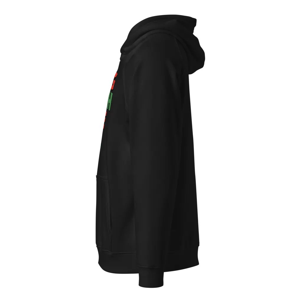 Resting Grinch Face Eco Raglan Hoodie product image (2)