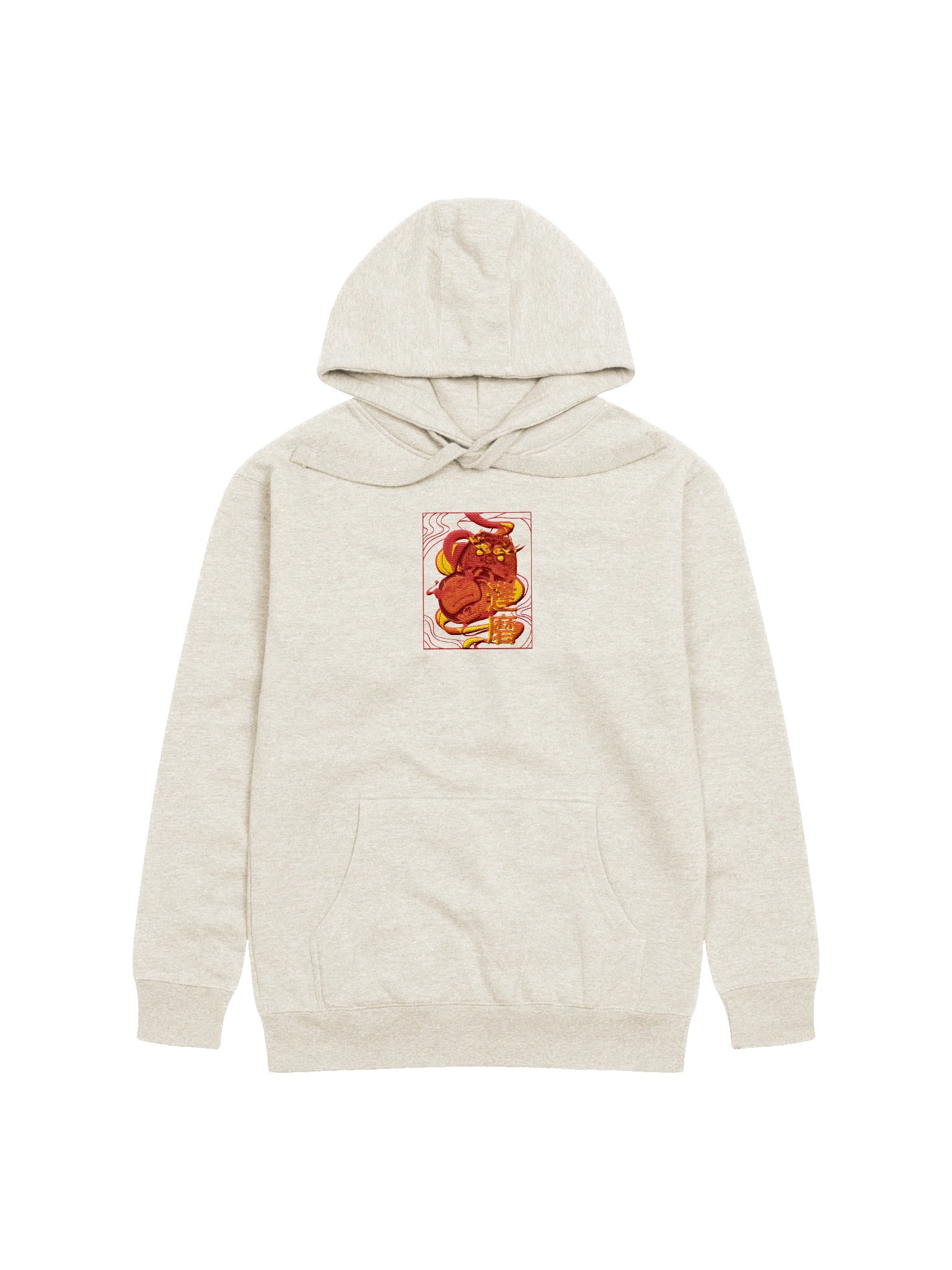 Daruma 達磨 Hoodie embroidered product image (2)