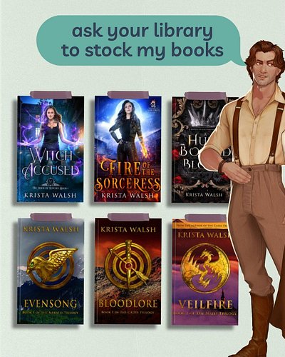 There are SO MANY WAYS to support your favourite indie authors apart from buying their books.

Asking your local library to s...