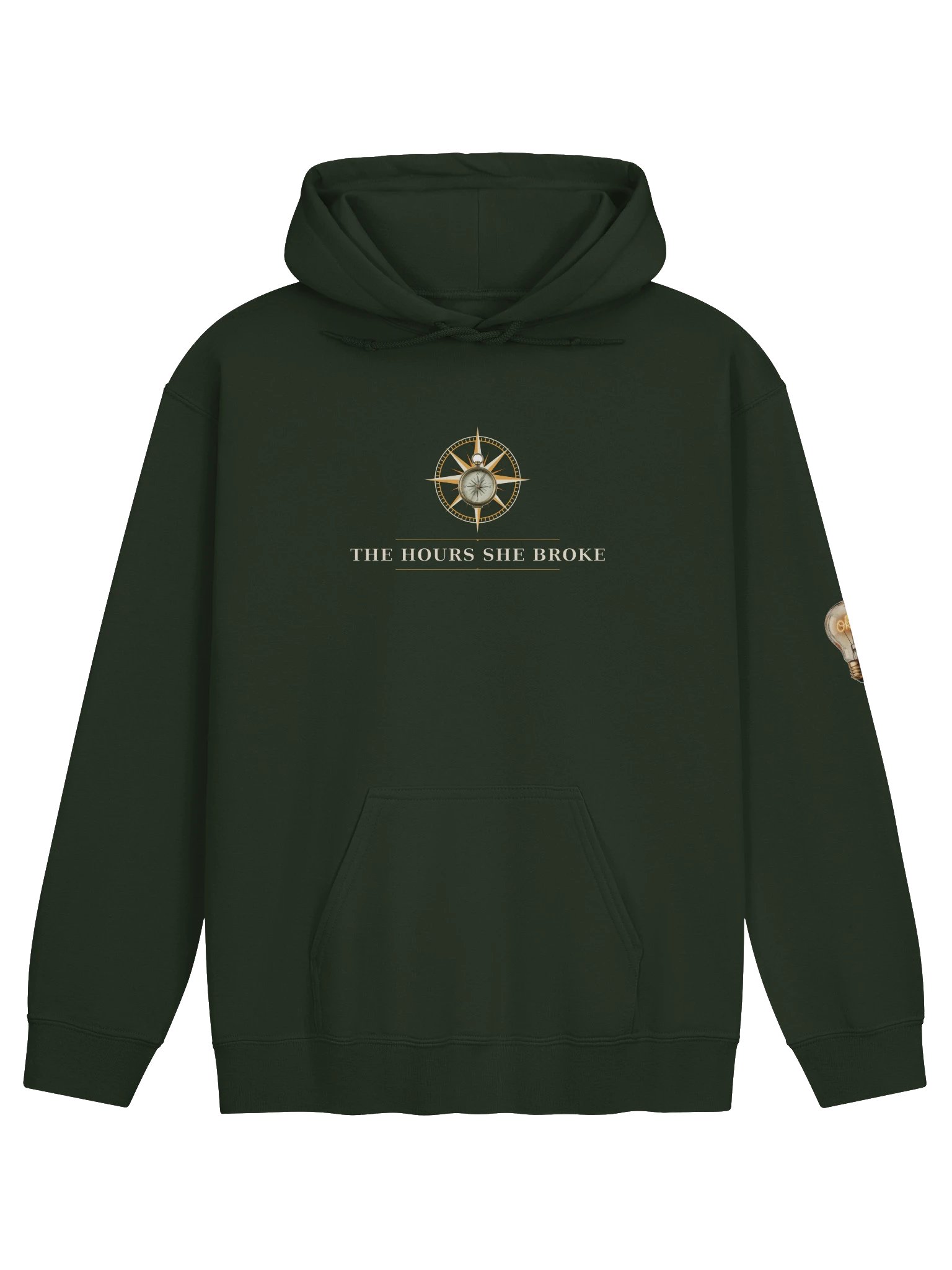 The Hours She Broke — Hoodie (Forest Green) product image (1)