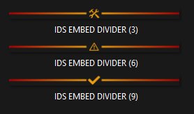 Fire Drill Embed Divider Bars product image (2)