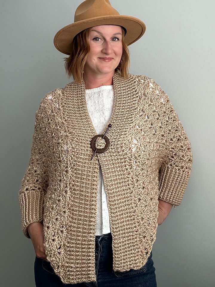 Lotte Lace Crochet Shrug For Women PDF Pattern product image (2)