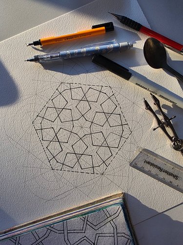 I shared the pdf guide this morning for the gorgeous pattern from Konya #SMPOcf26.

The construction in this pic, was the fir...