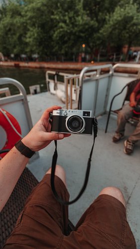 Shot these on Toronto Island with the @fujifilmx_ca X100VI using my own custom film emulation settings. Zero edits, straight ...
