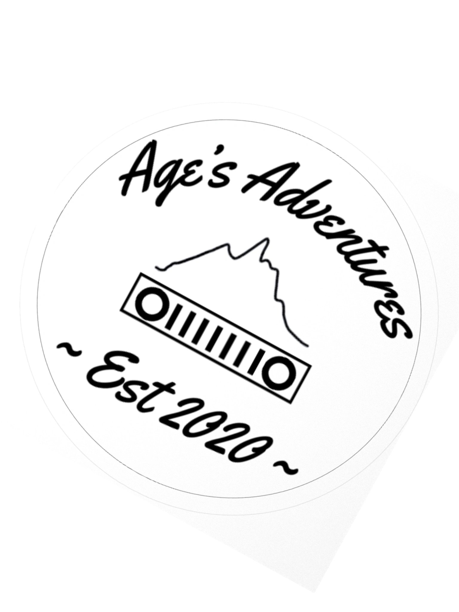 The Official Age's Adventures Logo Sticker (Kiss-Cut) product image (2)