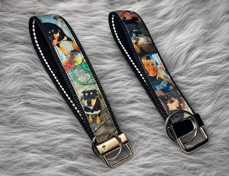 Custom Reflective Photo Wristlet with Heavy Duty Nylon product image (1)