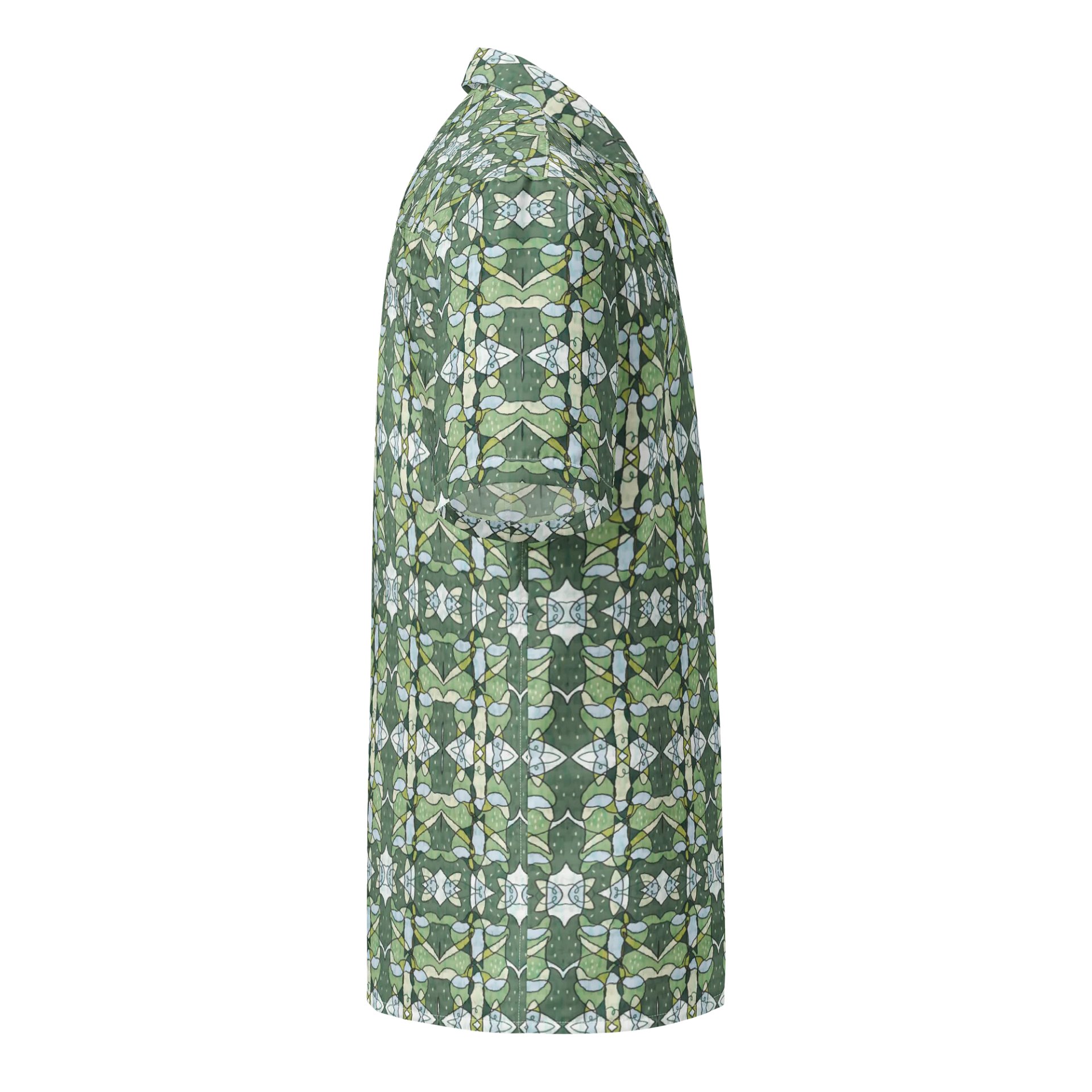 Cucumber Lineage – Featherlight Hawaiian Shirt product image (5)