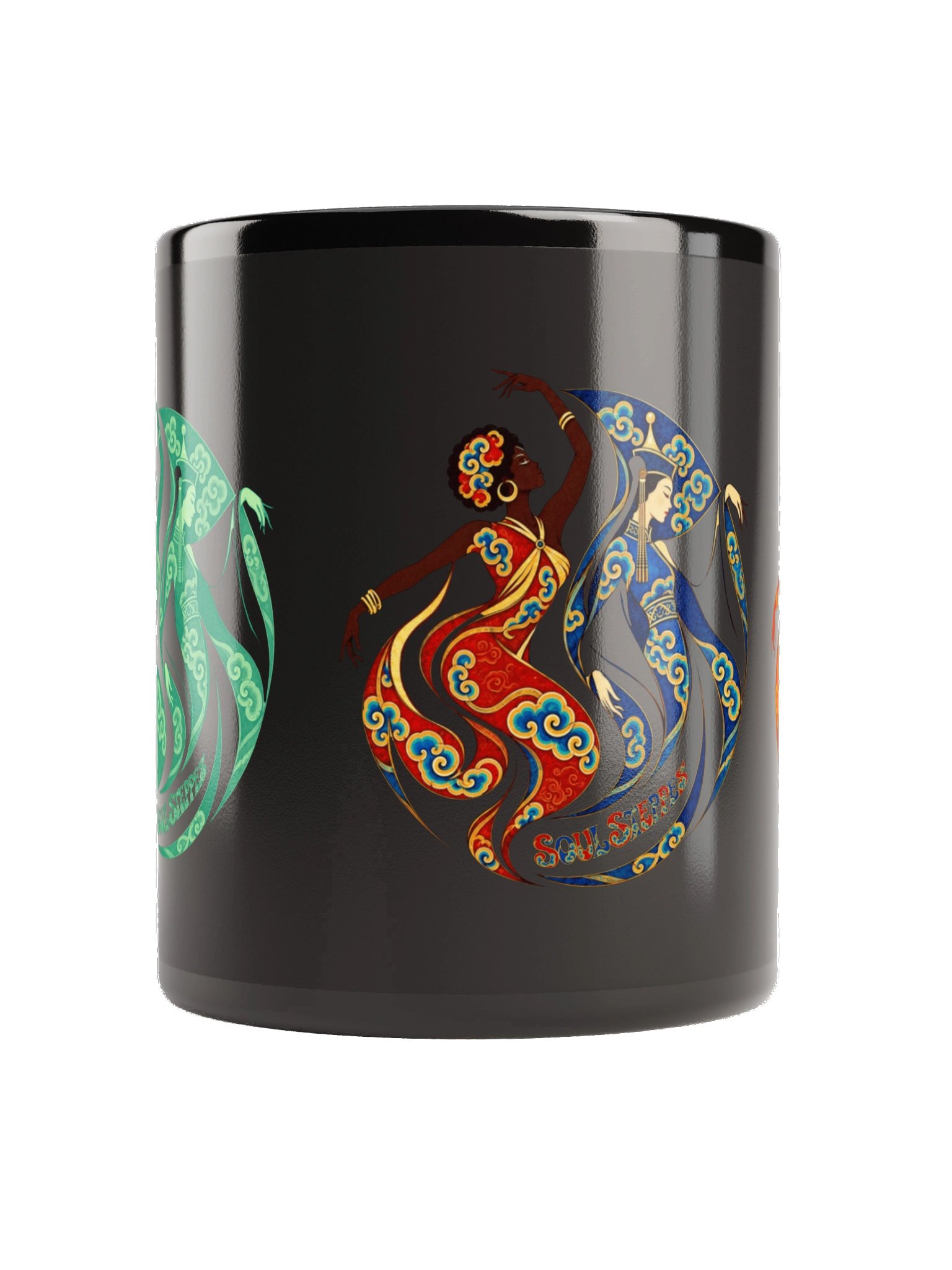 SOUL SISTERS - Black Glossy Mug product image (2)