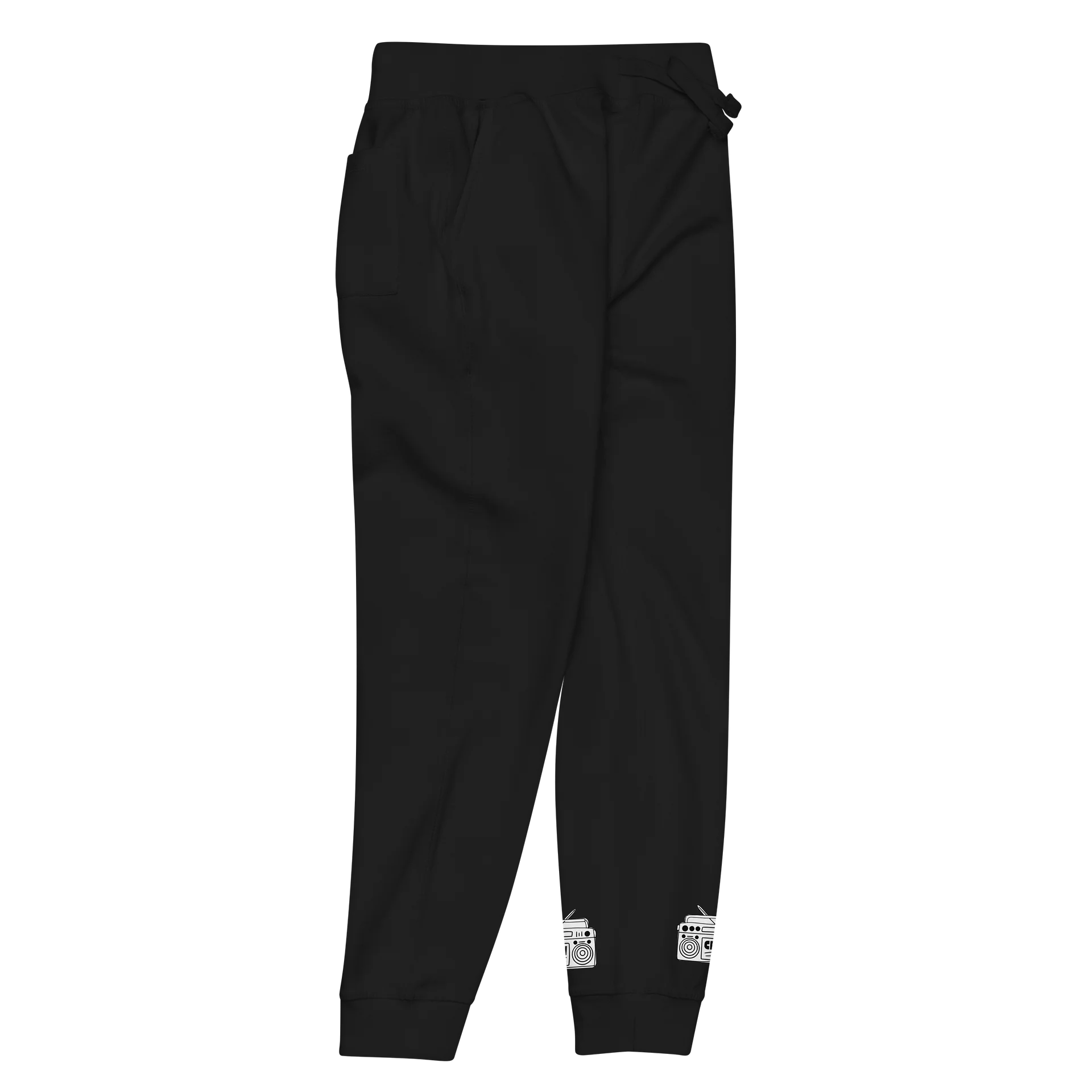 The "Boombox" Slim-Fit Joggers - Retro 90s Graphic Training Pants product image (3)