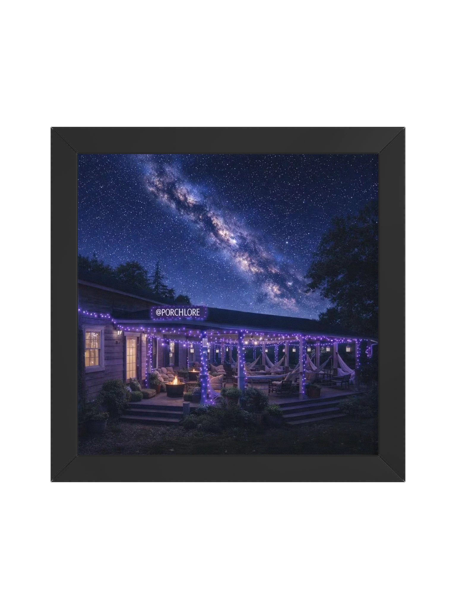 HOME SWEET PORCH- PURPLE PORCH PRINT product image (1)