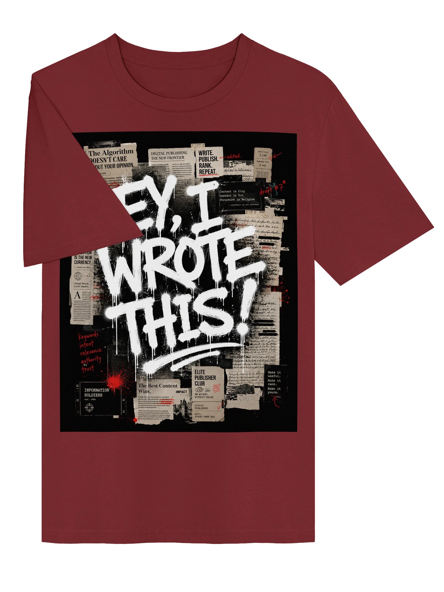 EY, I WROTE THIS! Graphic Tee for Writers & Content Creators product image (92)