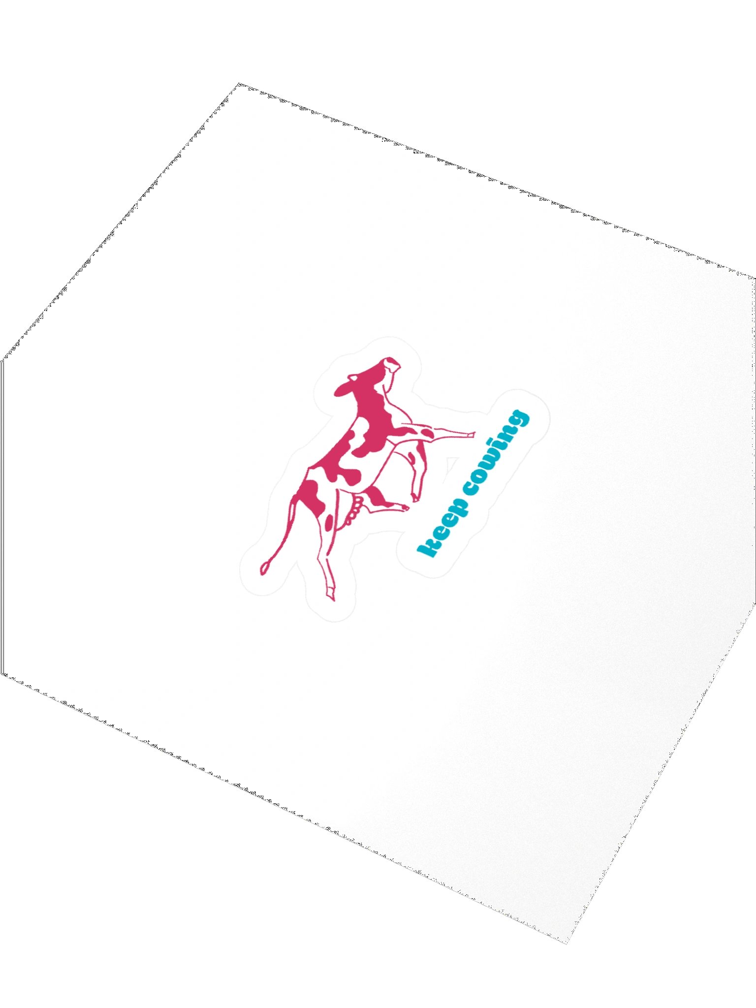 keep cowing - Sticker product image (3)