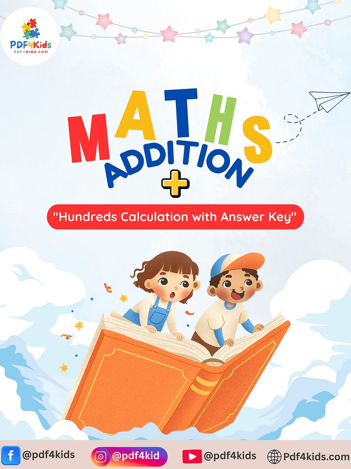 "Hundreds Calculation with Answer Key" (131 Pages) product image (1)