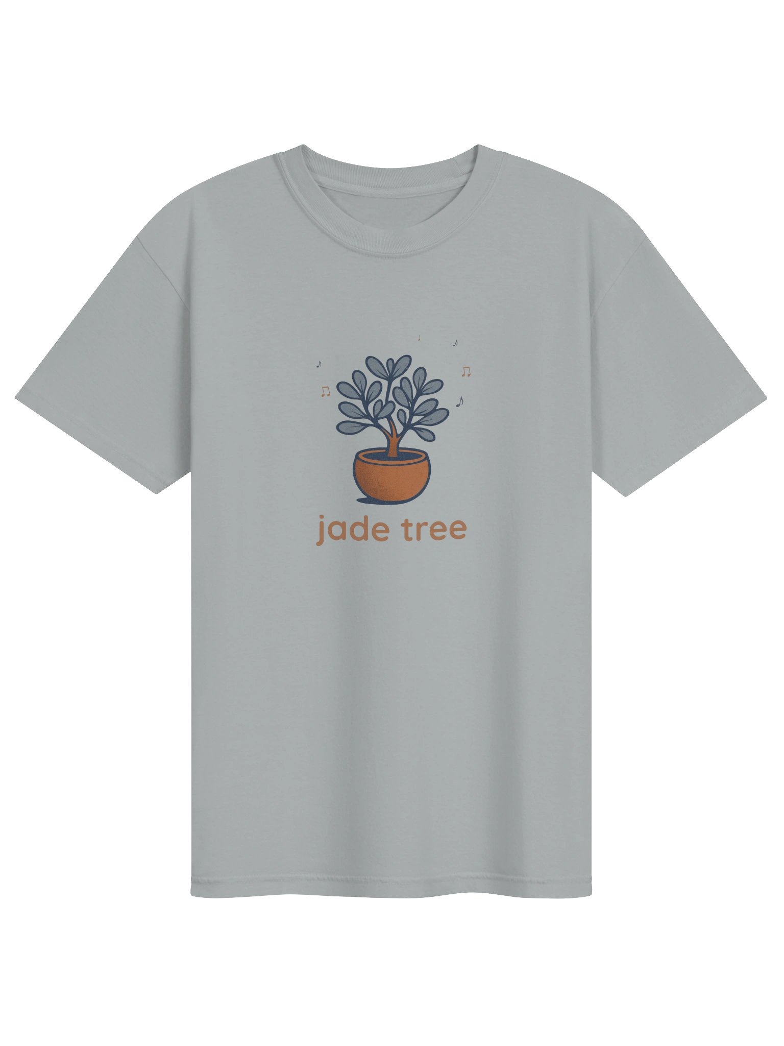 Unisex Tee with printed jade tree Plant in Terracotta Pot product image (1)