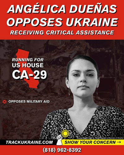 Democrat Angélica Dueñas @angelica4us is running in California's 29th Congressional District [CA-29] on November 3.

❌Opposes...