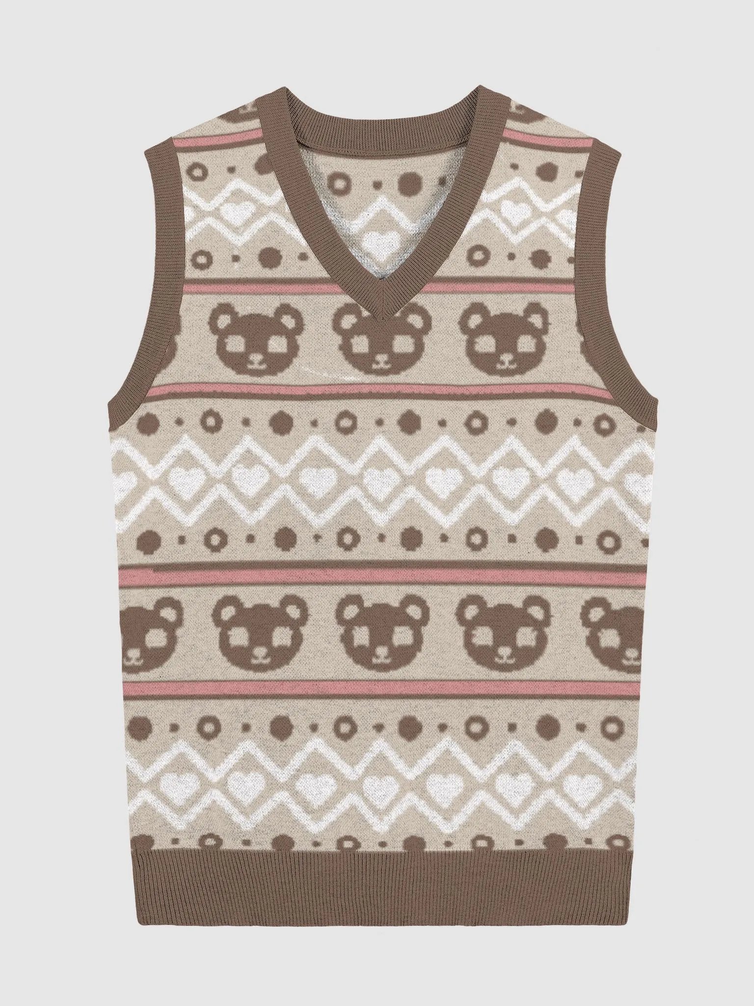 TeddyChan Christmas Vest - Brown product image (3)