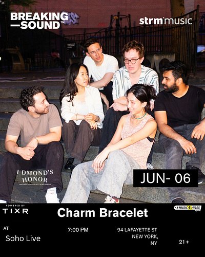 🚨 SATURDAY NIGHT (soho) LIVE 🚨 We're stoked to be playing Breaking Sound at Soho Live on Saturday, June 6! 🤘 we're stoked to ...