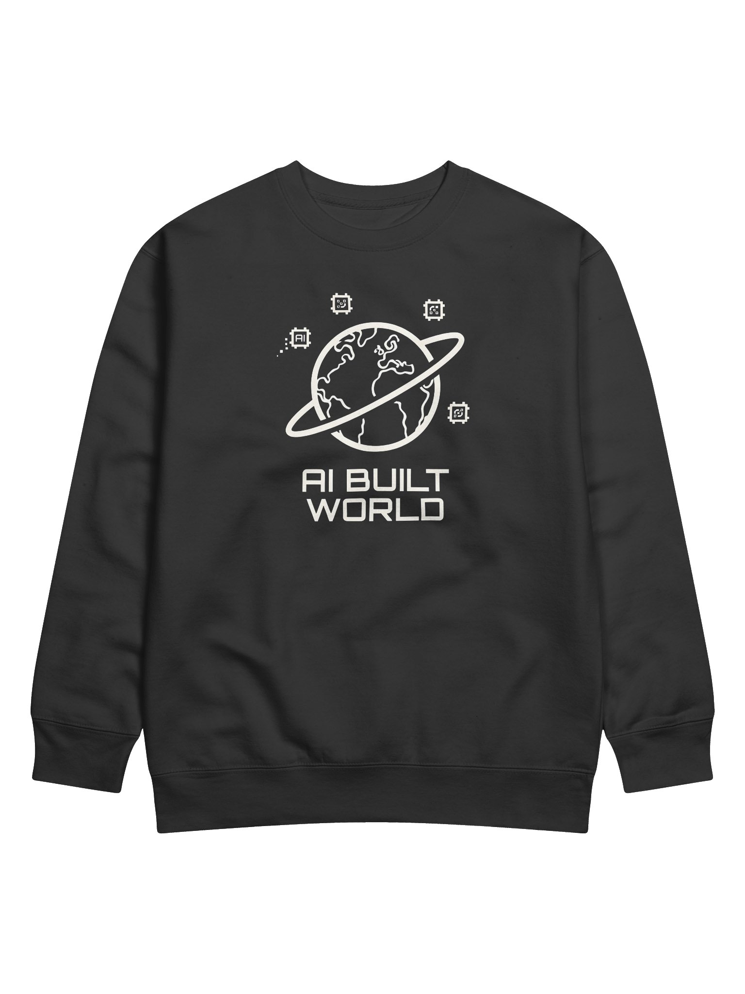 AI Built World Premium Crewneck product image (2)