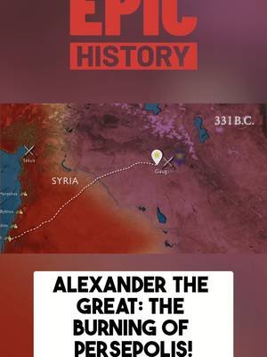 Alexander the Great conquered Persia — then burned its greatest city to the ground. Was it revenge, politics, or a catastrophic mistake? 🔥 Check out the full video at Epic History. #AlexanderTheGreat #Persepolis #AncientHistory #PersianEmpire #MilitaryHistory #WorldHistory #HistoryTok #LearnHistory #epichistory