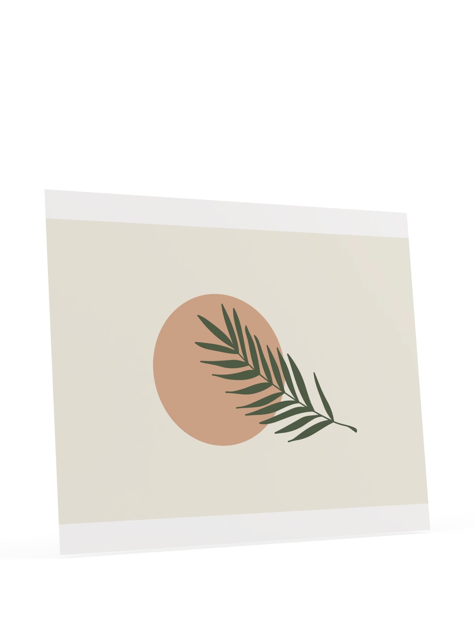 Boho Palm Leaf Sun Print | Botanical Bathroom Wall Art product image (11)