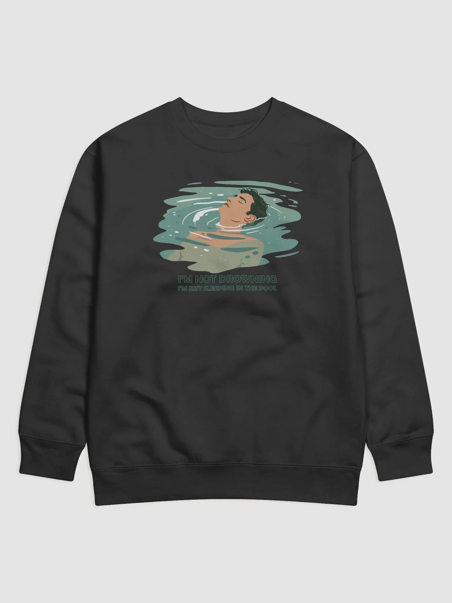Pool Sleeping - Crewneck Sweatshirt product image (1)