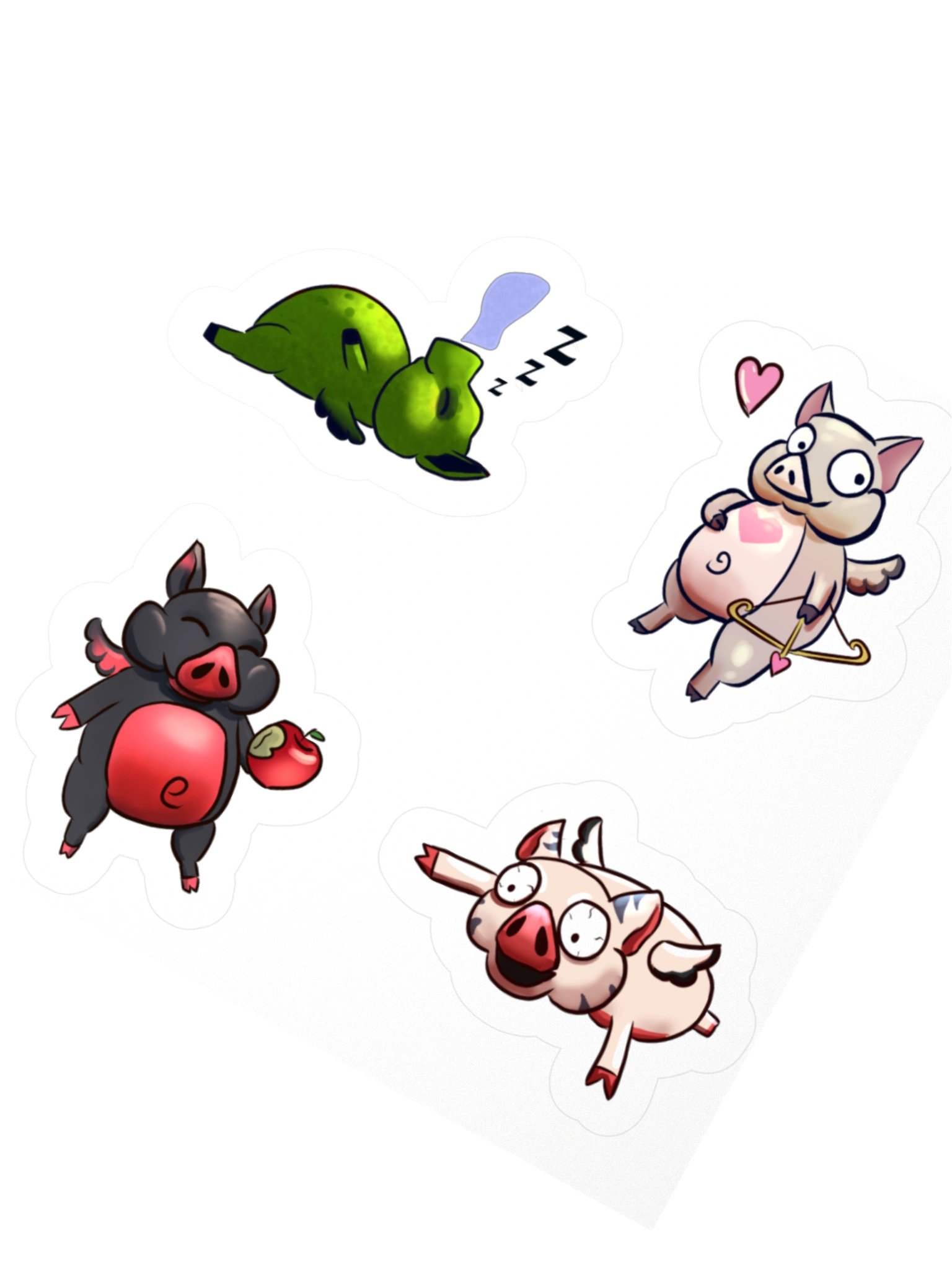 Piggle Attack Stickers! product image (3)
