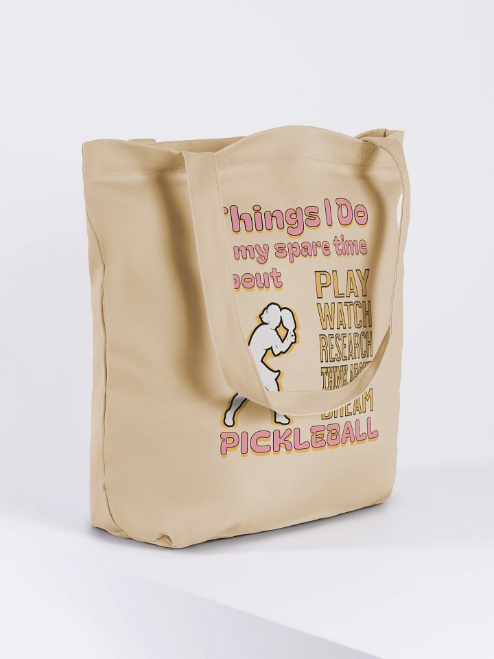 Things I Do In My Spare Time About Pickleball Passion Eco Tote product image (1)