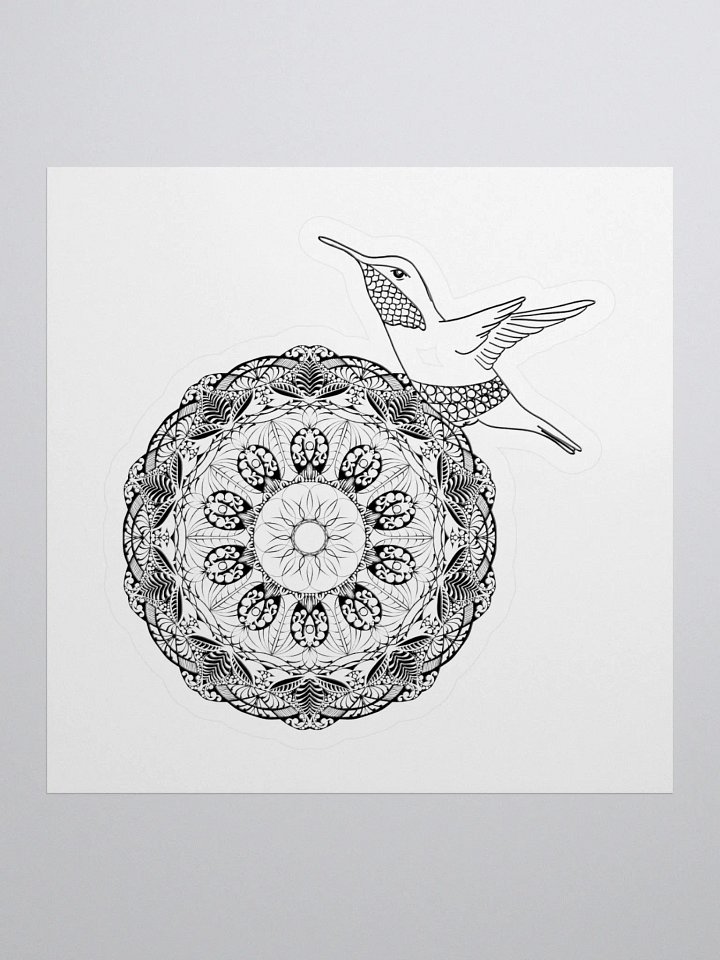 Mandala Hummingbird Harmony Stickers product image (2)
