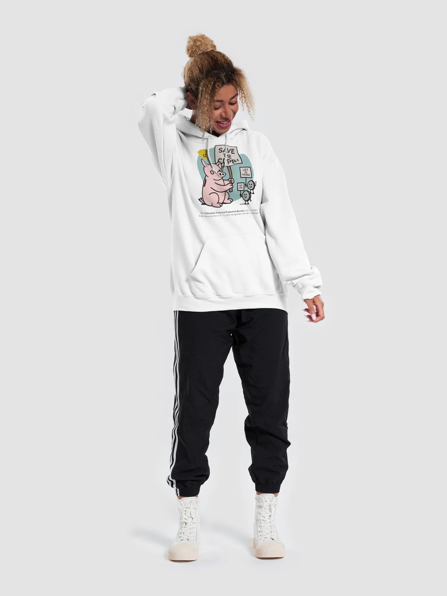 CFPB Piggy Bank Picket Hoodie product image (5)