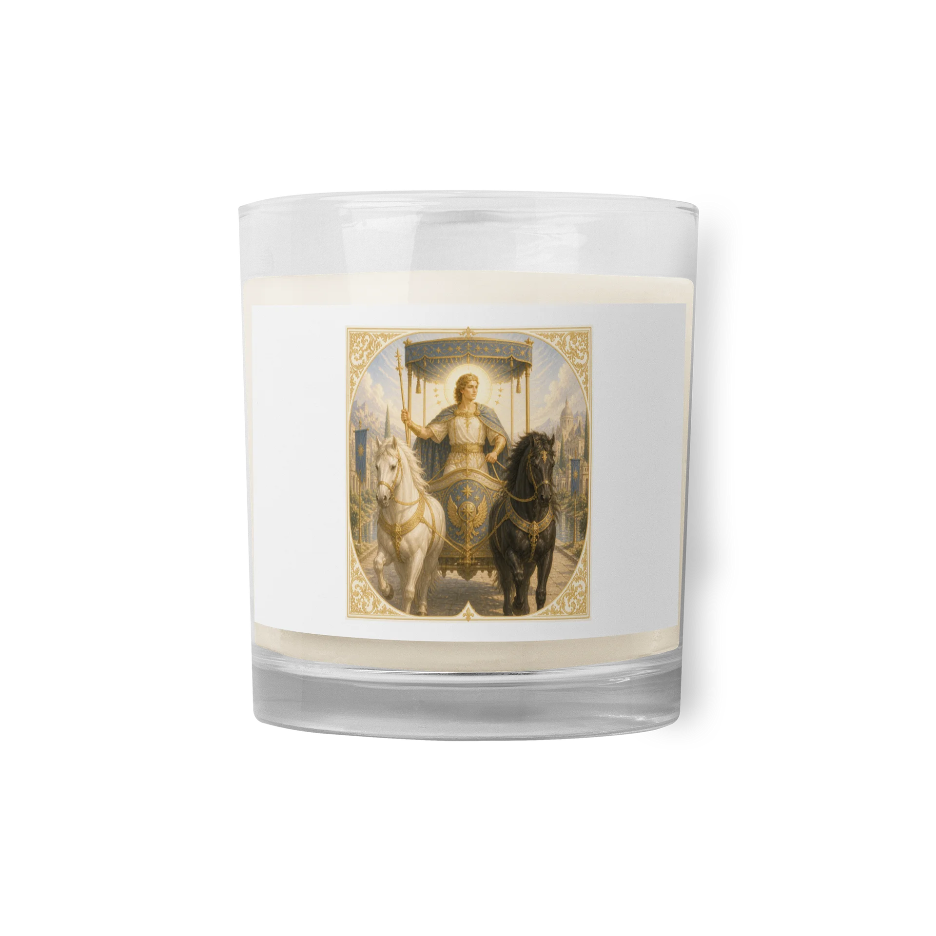 ​🏎️ Bougie "L'Arcane VII : Le Chariot" – Le Triomphe en Marche product image (1)