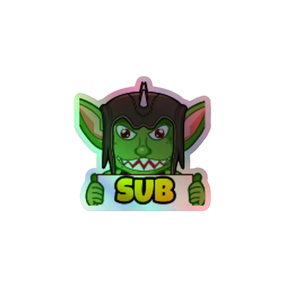Sub Holographic Sticker product image (1)