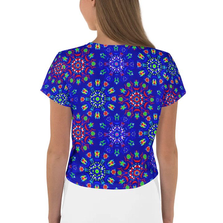 Floral Orbs Crop T Shirt product image (2)