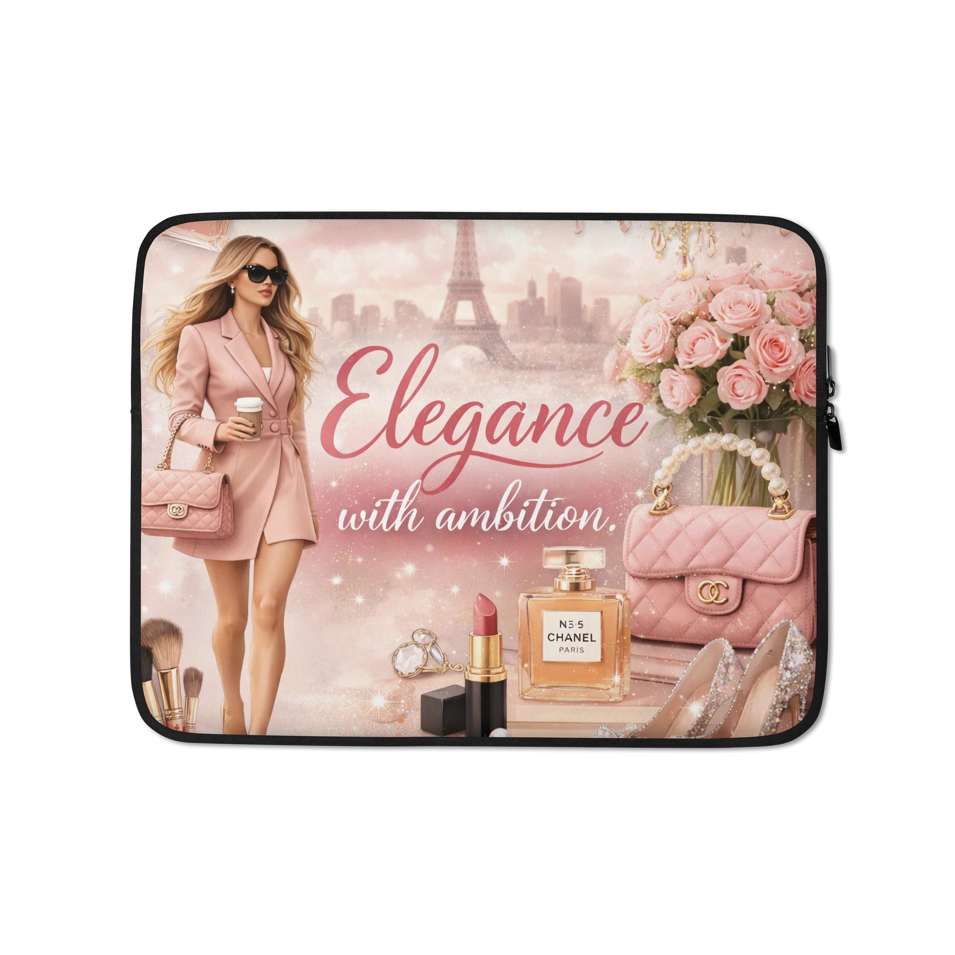 Eiffel Elegance Laptop Sleeve product image (1)