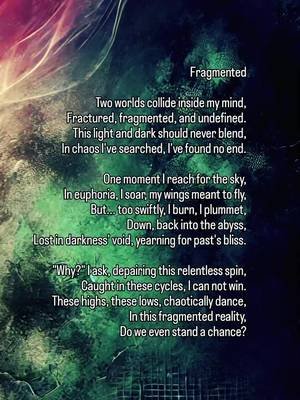 Fragmented #poetry #sofiayorke 
