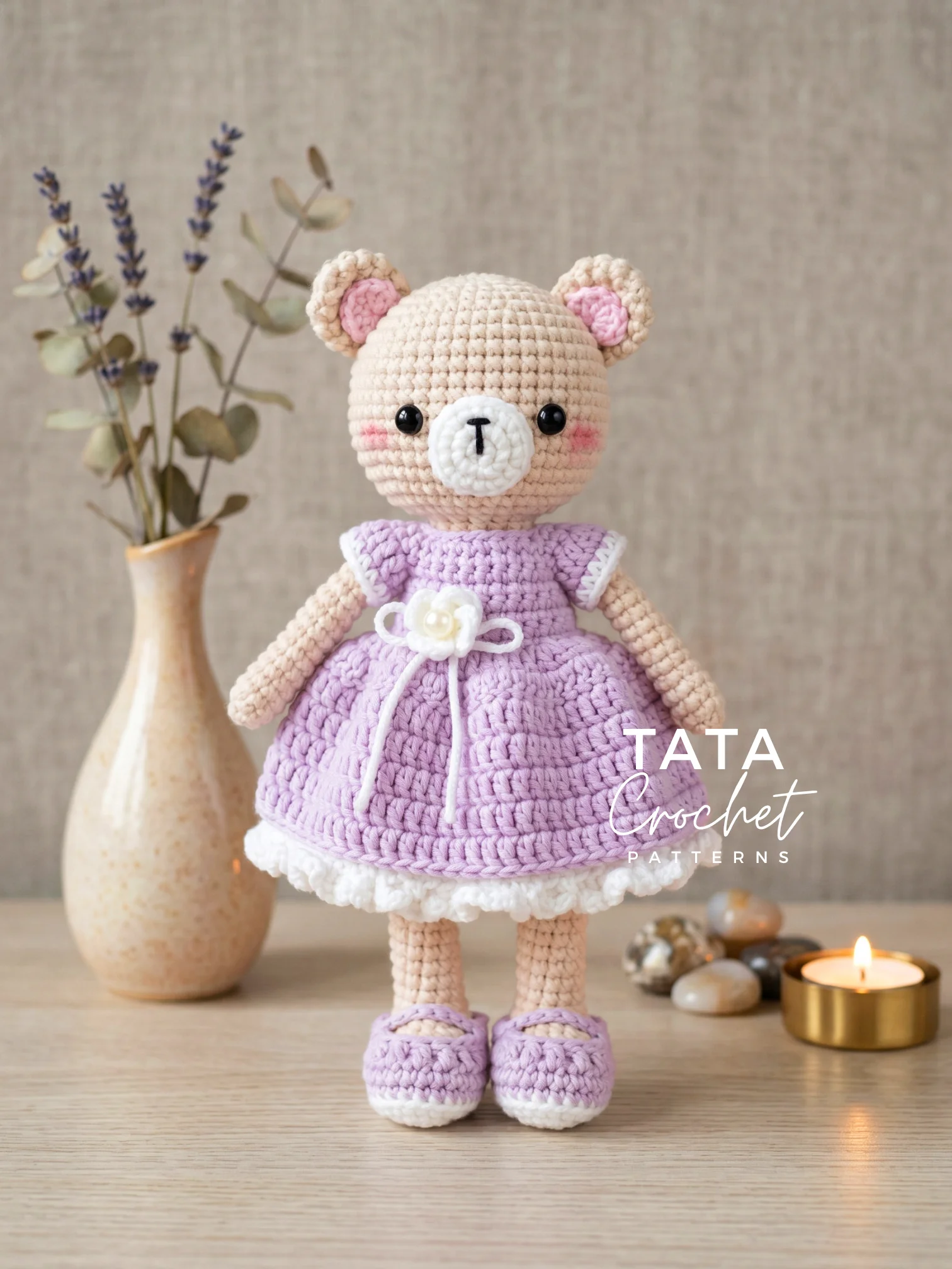 Bea the Resilient Bear – Amigurumi Crochet Pattern | Digital Download PDF product image (3)
