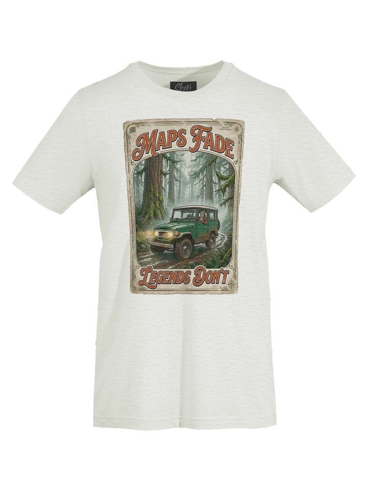 Maps Fade Legends Don't - V1 Tee product image (1)