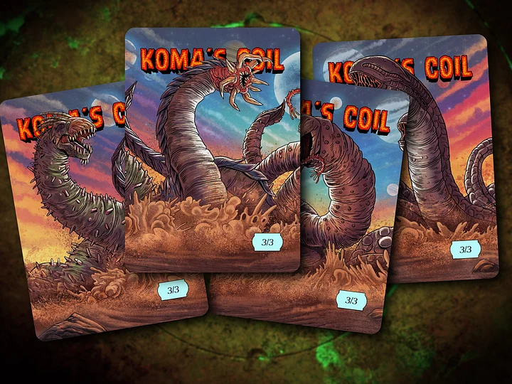 Koma's Coil (Set of 4) Full Art Tokens! product image (2)