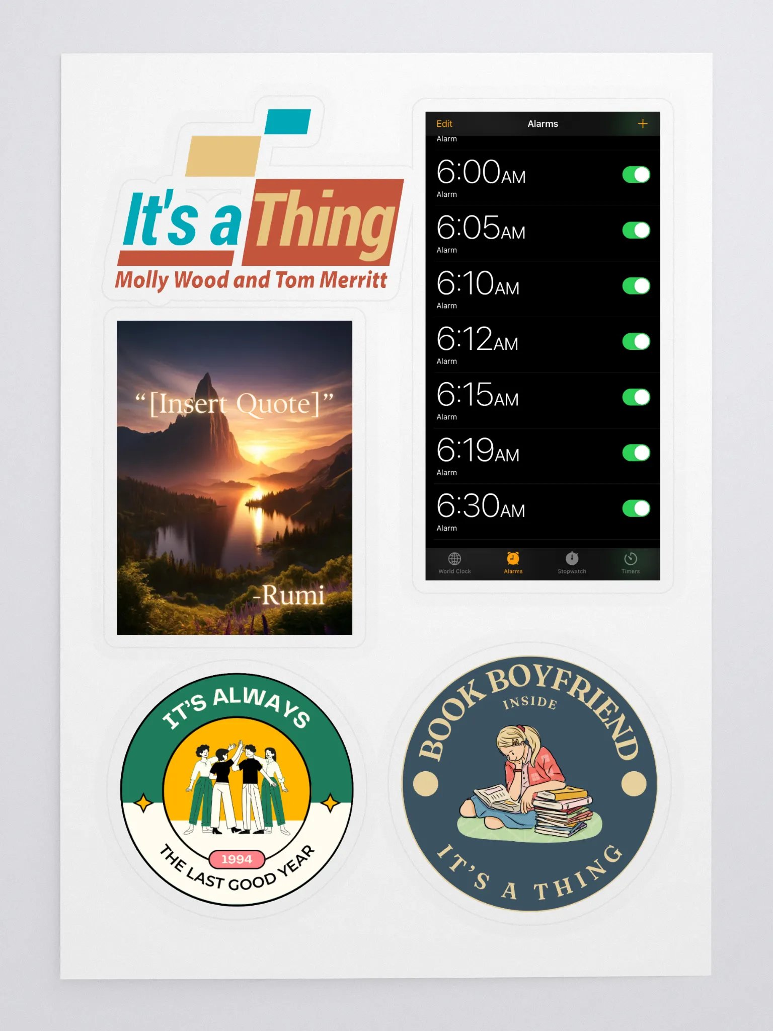 It's a Thing Sticker Pack Fall 2024 product image (3)