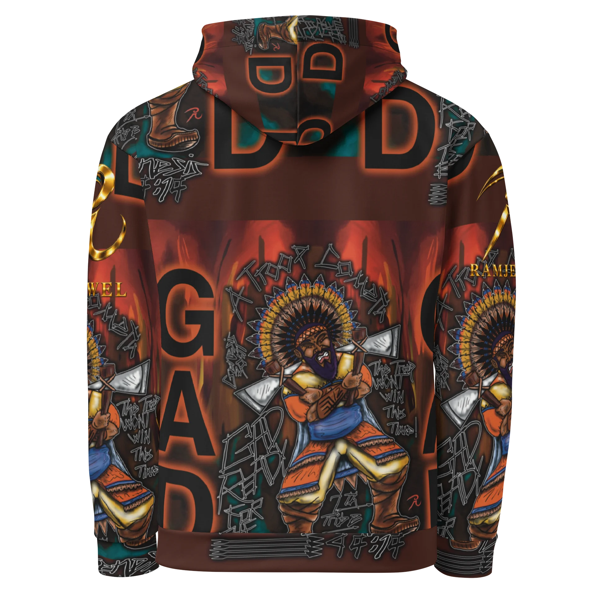 Gad Flame All-Over Hoodie product image (3)
