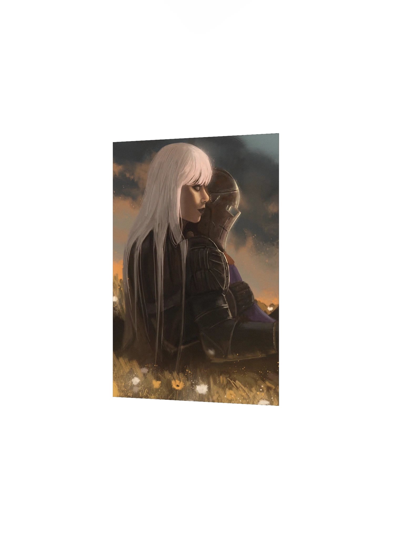 A Knight and A Girl Matte art print product image (3)