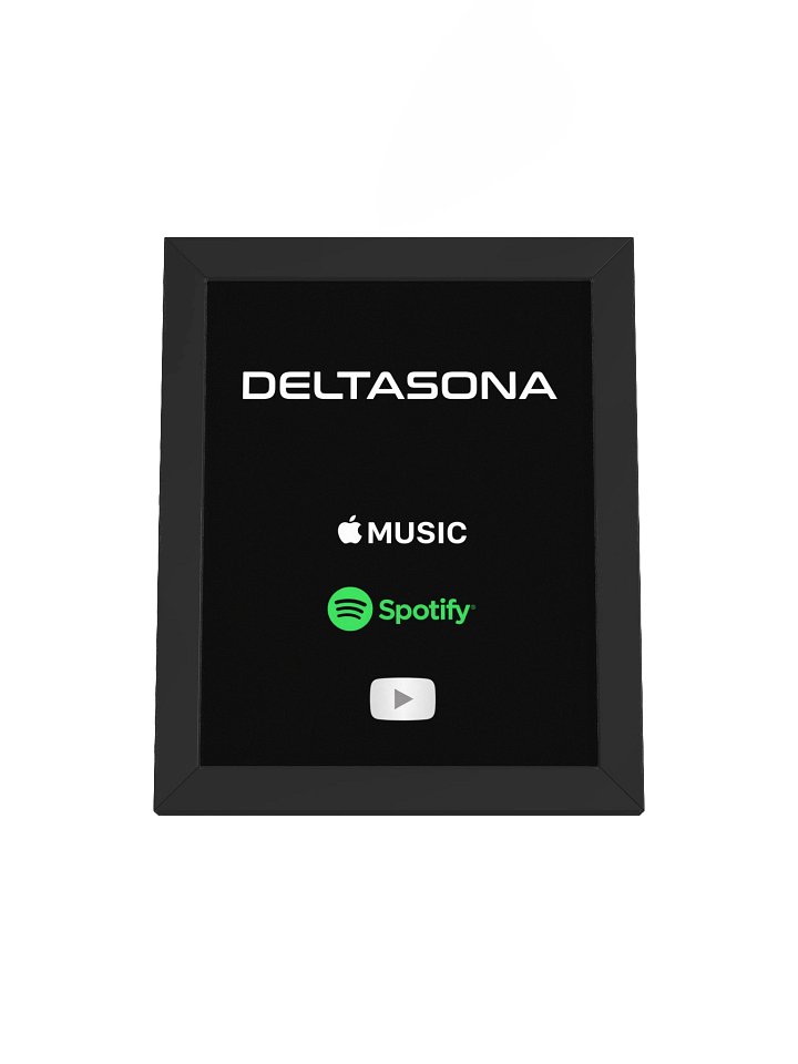 Deltasona Logo in Wood Frame product image (1)