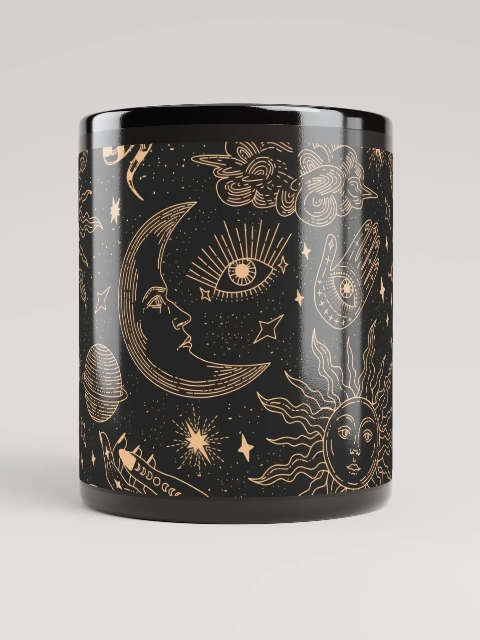 Vintage Black & Gold Celestial Mug product image (11)
