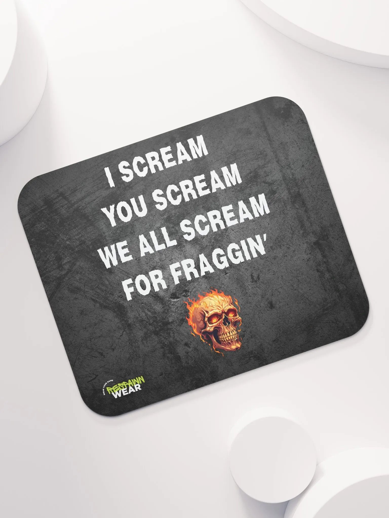 Flaming Skull Classic Mouse Pad product image (7)