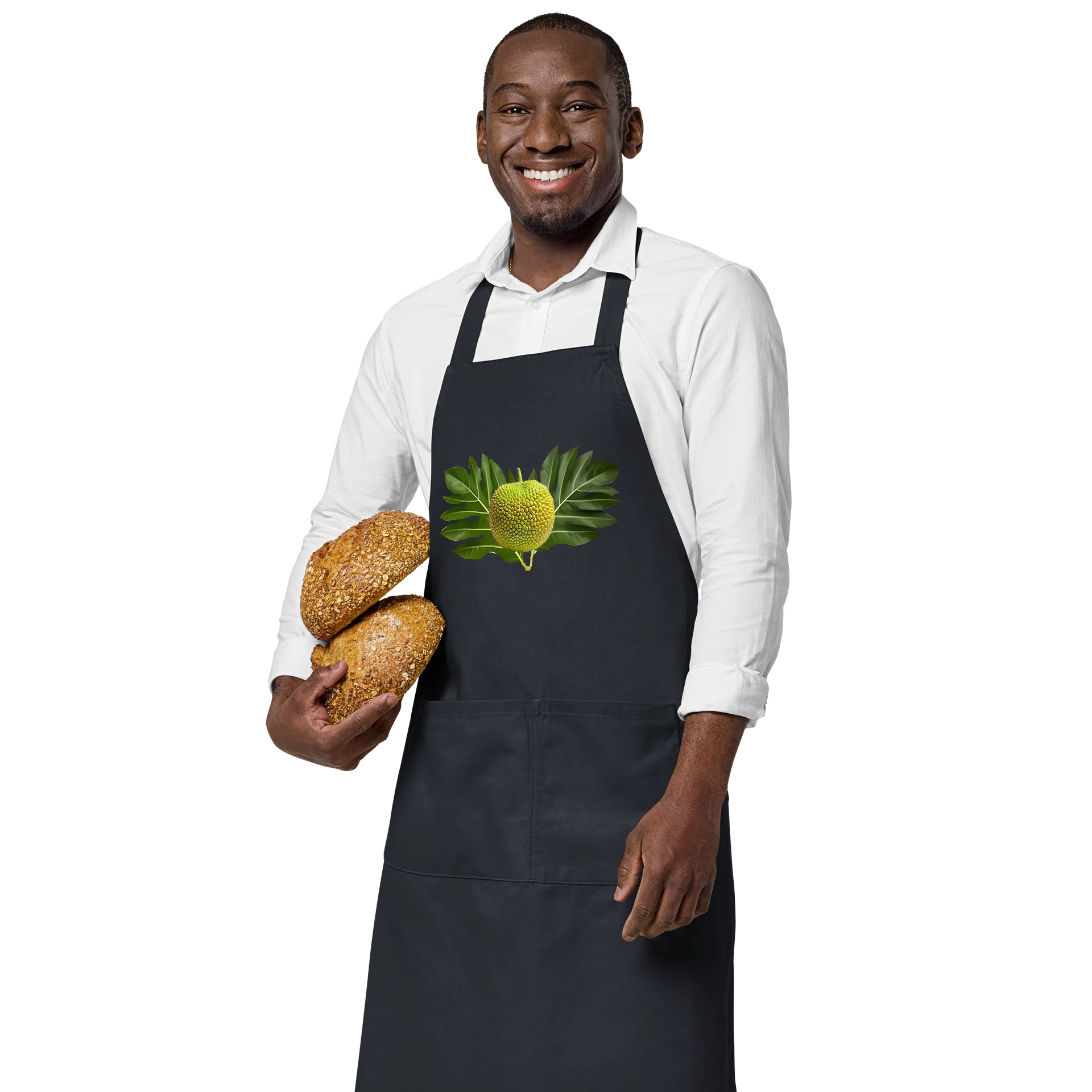 CaribbeanApples - The Mighty Breadfruit | Organic Cotton Apron | 4 Colors product image (6)