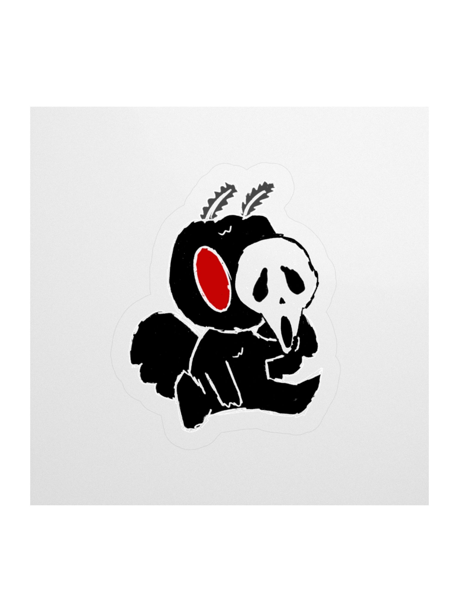 MothGhost Sticker product image (1)